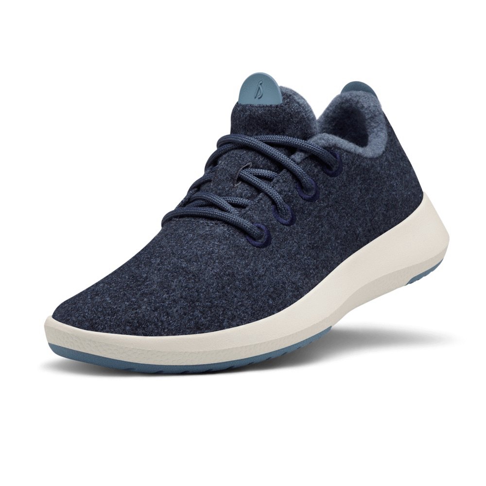 Allbirds Women's Wool Runner Mizzles - Sneakers Navy - MFU965147